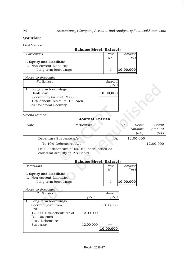 Page 22 of Issue and Redemption of Debentures