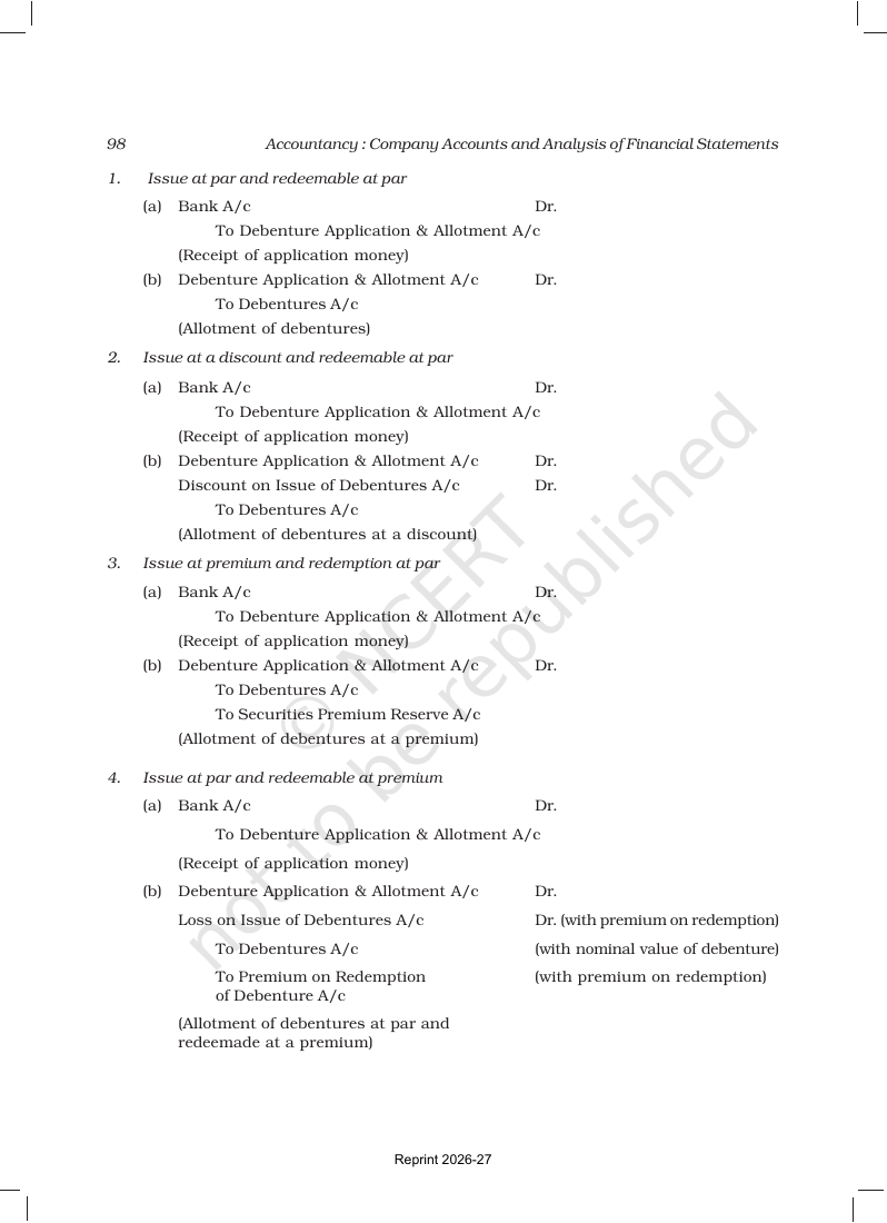 Page 24 of Issue and Redemption of Debentures