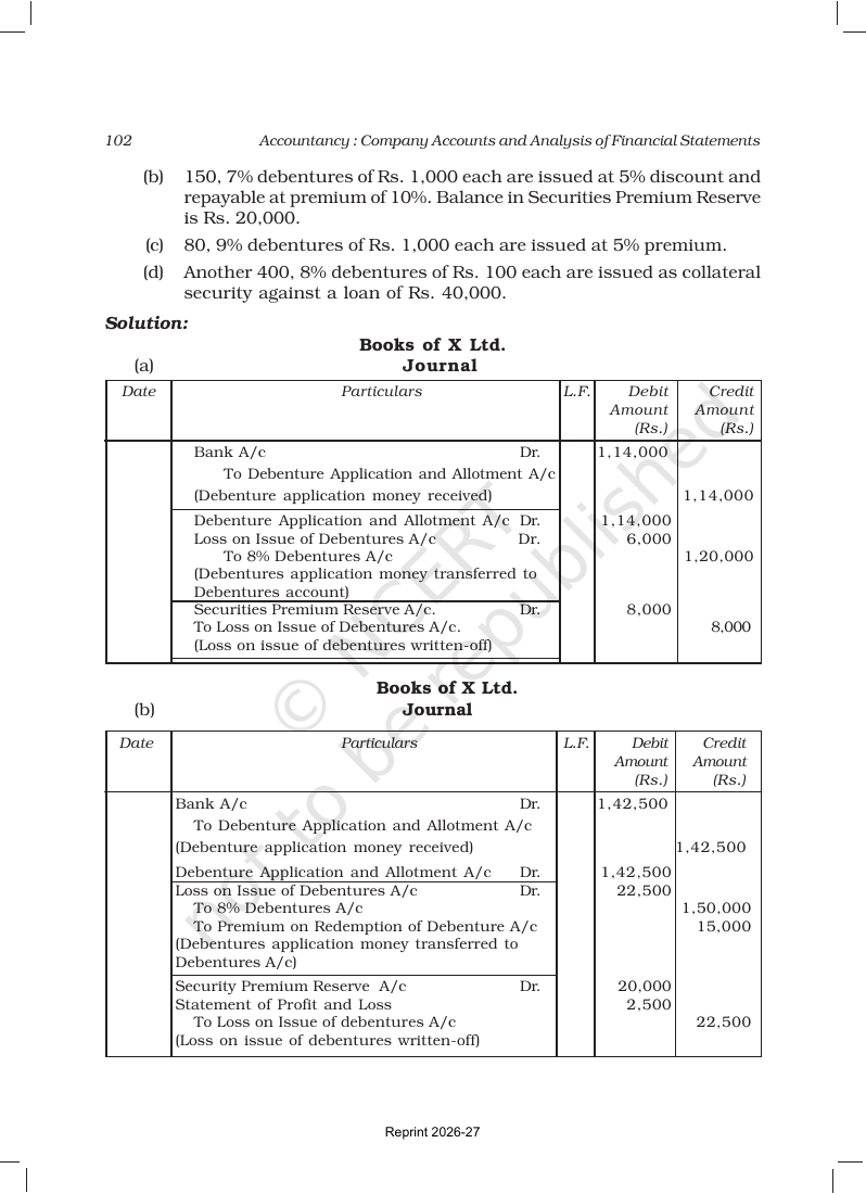 Page 28 of Issue and Redemption of Debentures