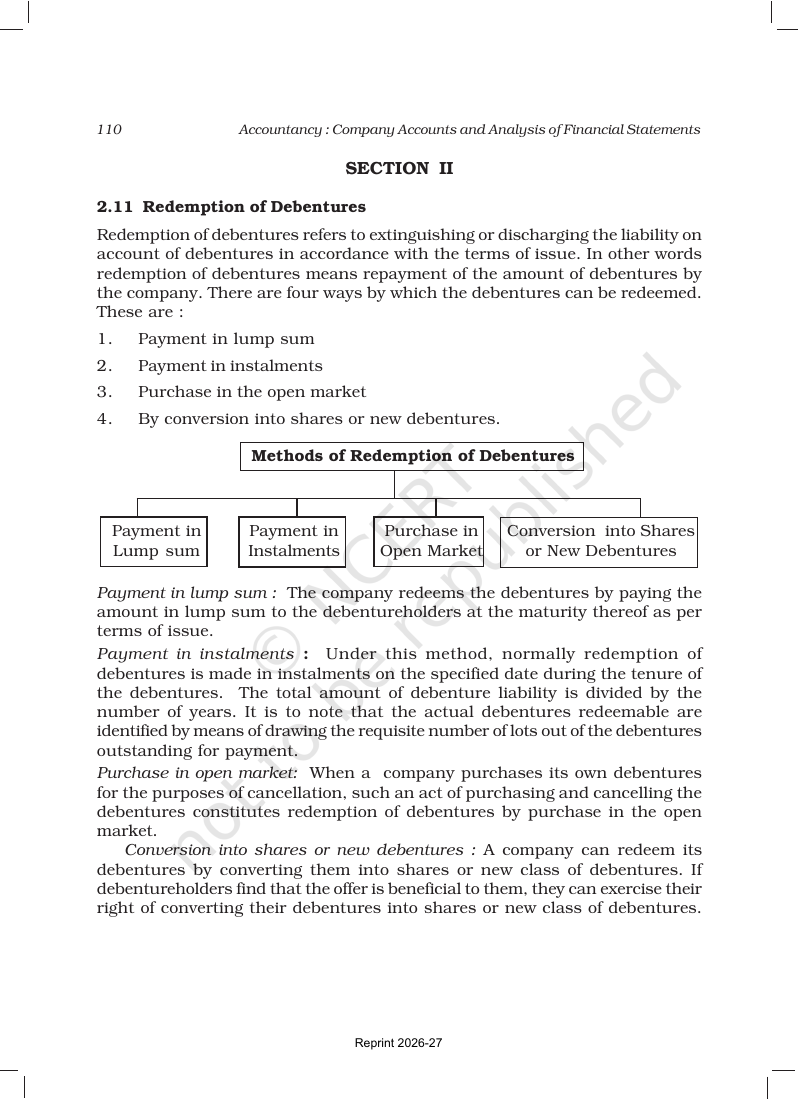 Page 36 of Issue and Redemption of Debentures
