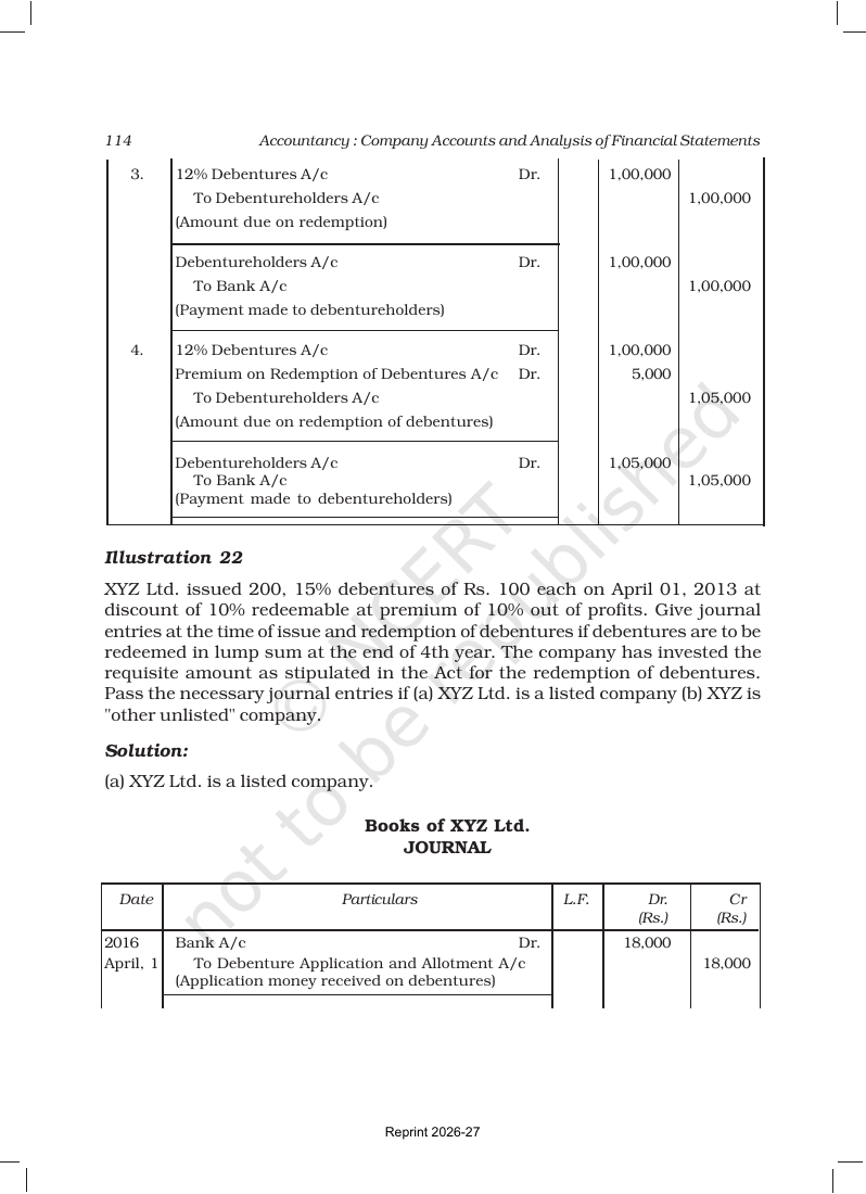 Page 40 of Issue and Redemption of Debentures