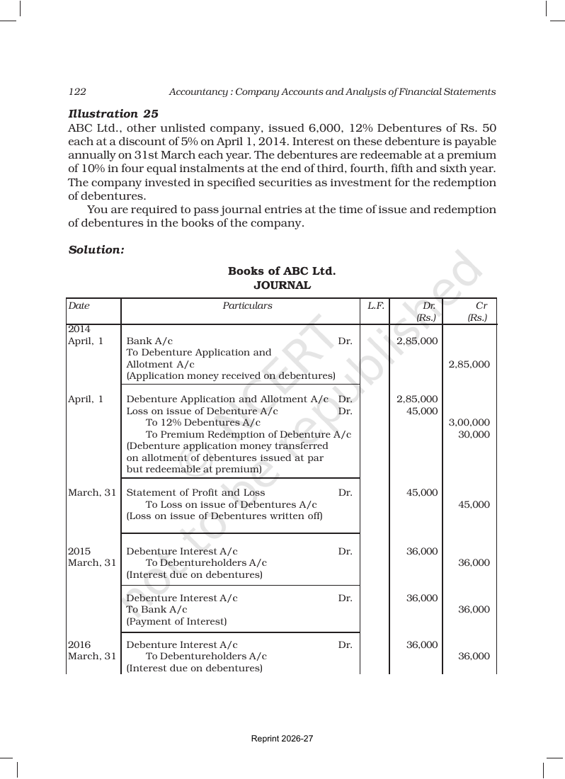 Page 48 of Issue and Redemption of Debentures