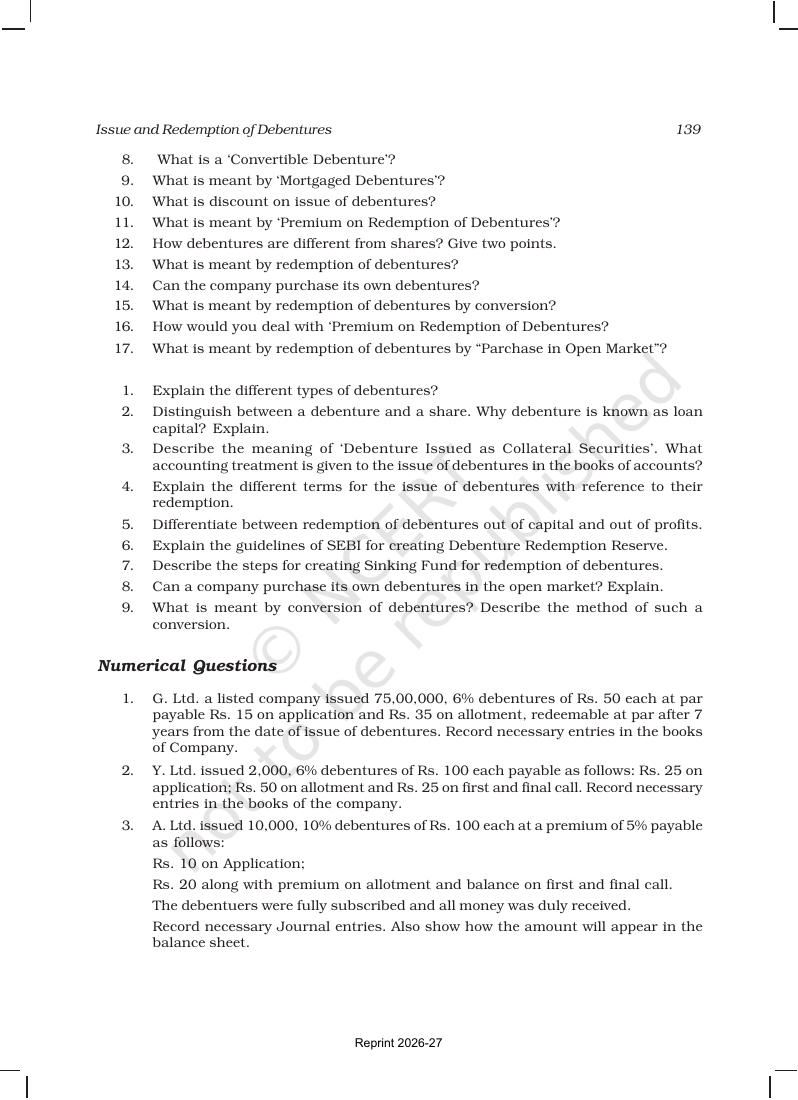 Page 65 of Issue and Redemption of Debentures