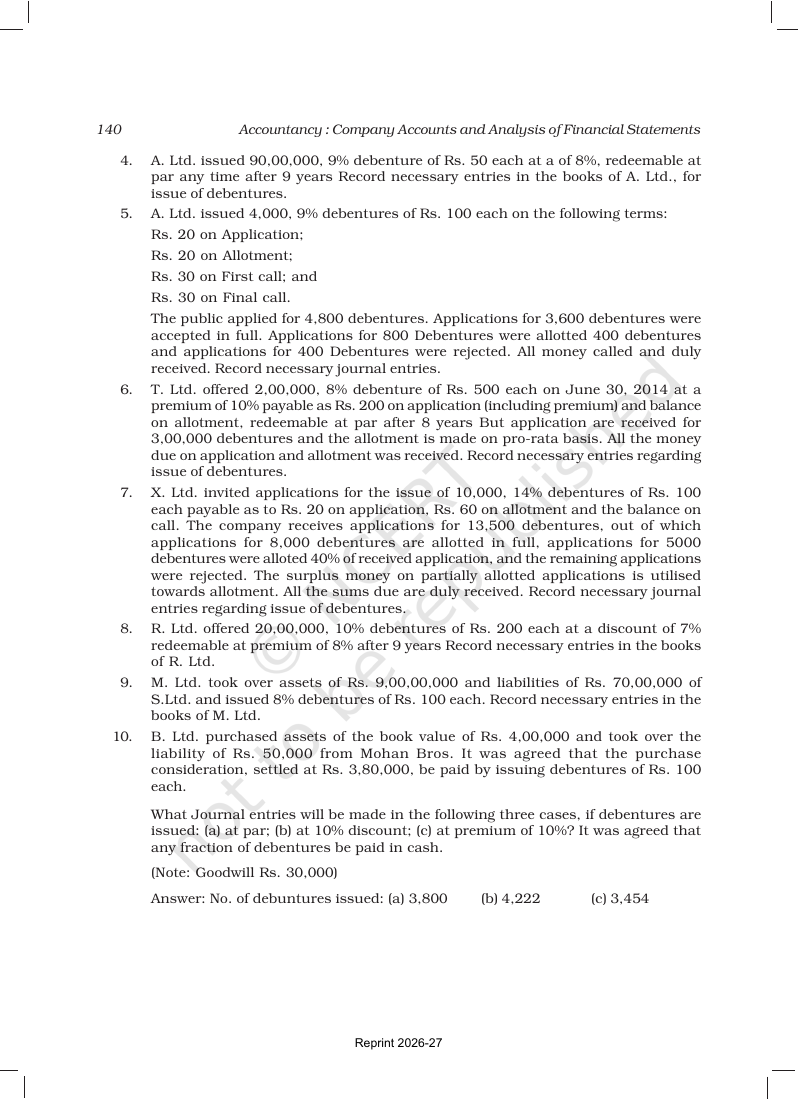 Page 66 of Issue and Redemption of Debentures