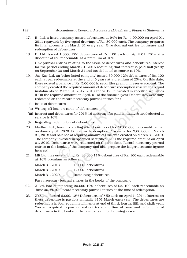 Page 68 of Issue and Redemption of Debentures