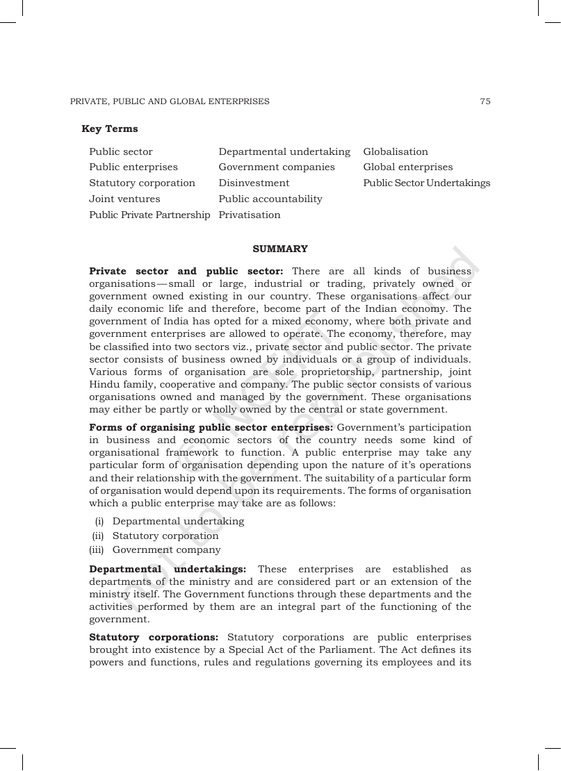 Page 19 of Private, Public and Global Enterprises