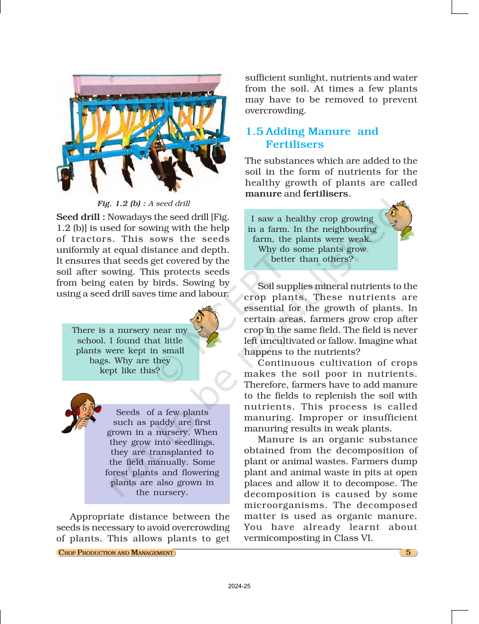 Page 5 of Crop Production and Management