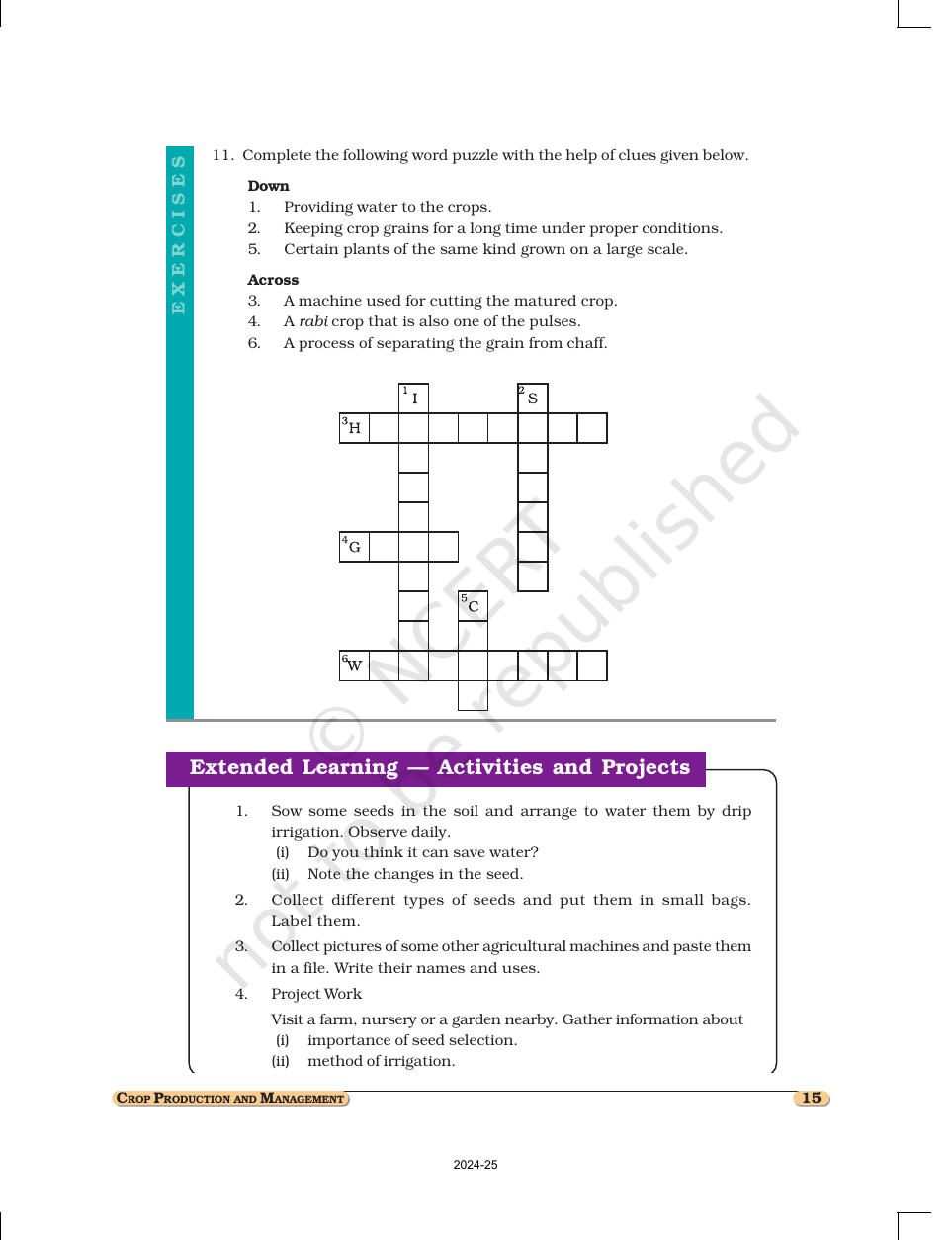 Page 15 of Crop Production and Management