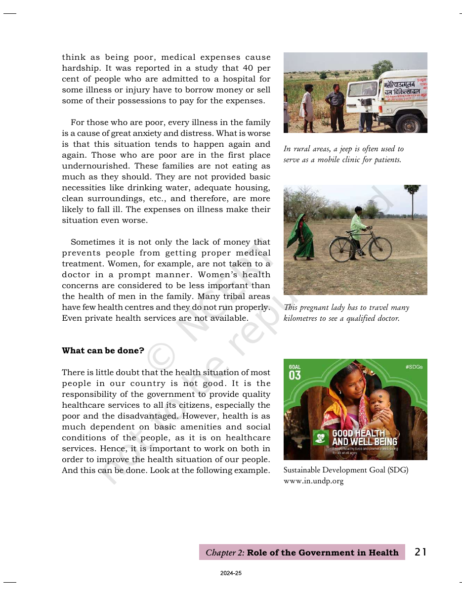 Page 12 of Role of the Government in Health