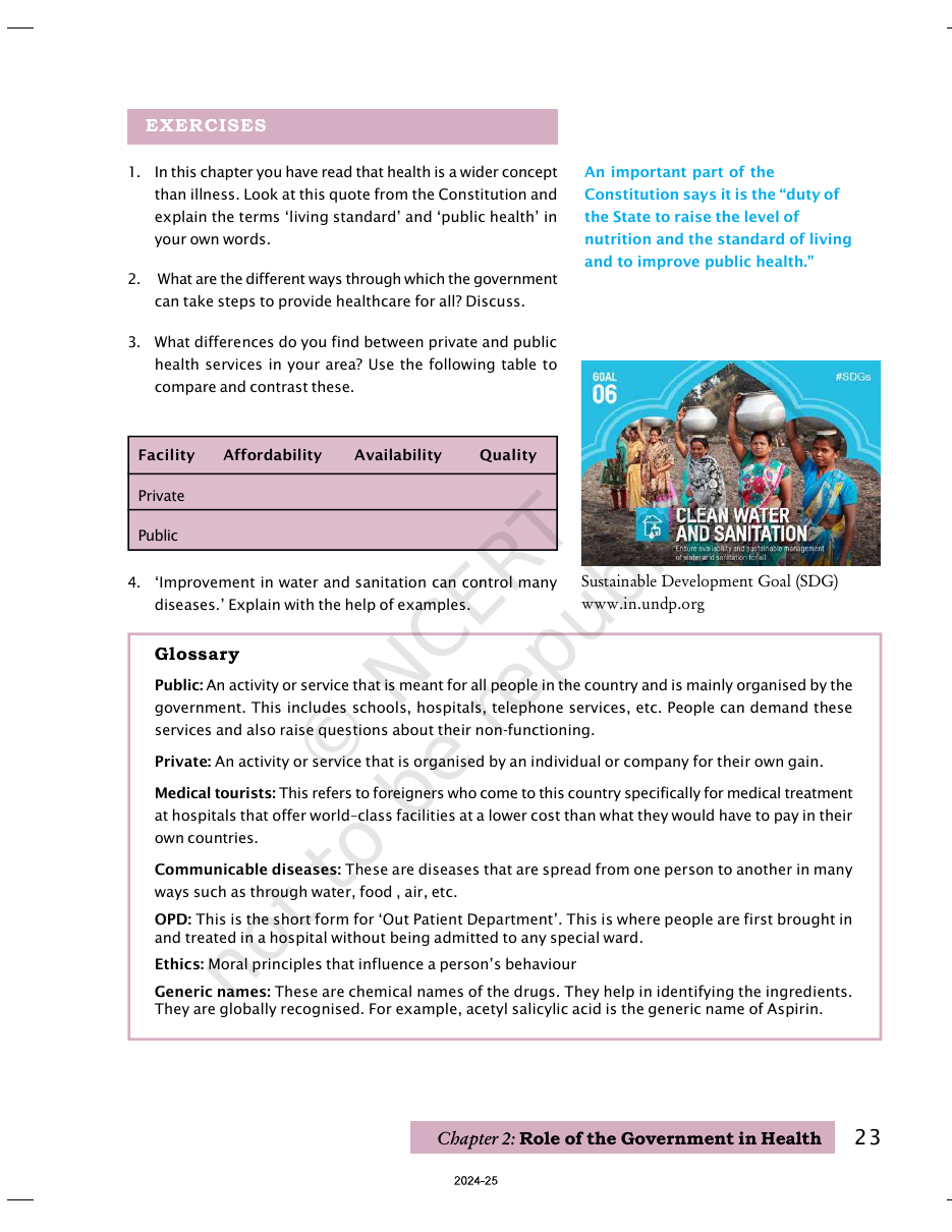 Page 14 of Role of the Government in Health