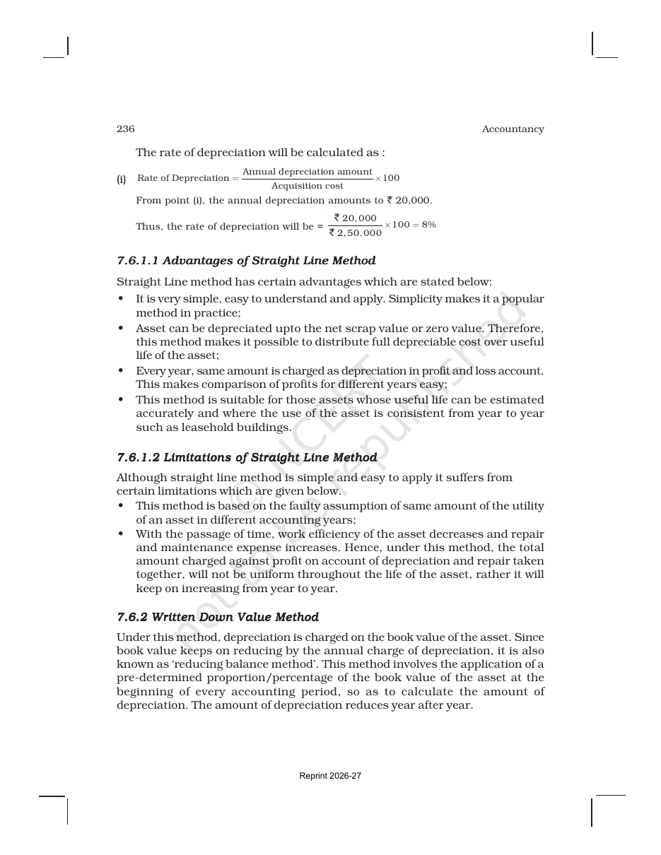 Page 11 of Depreciation, Provisions and Reserves