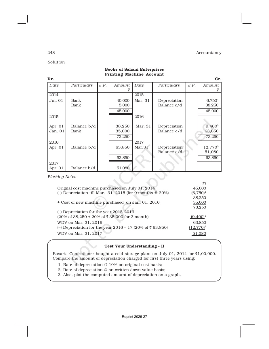 Page 23 of Depreciation, Provisions and Reserves