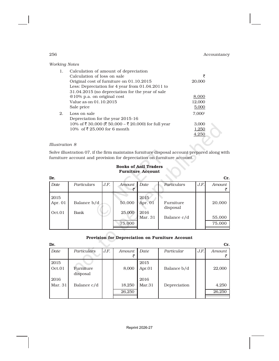 Page 31 of Depreciation, Provisions and Reserves