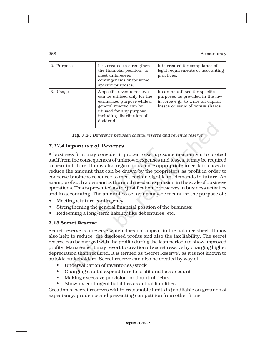 Page 43 of Depreciation, Provisions and Reserves