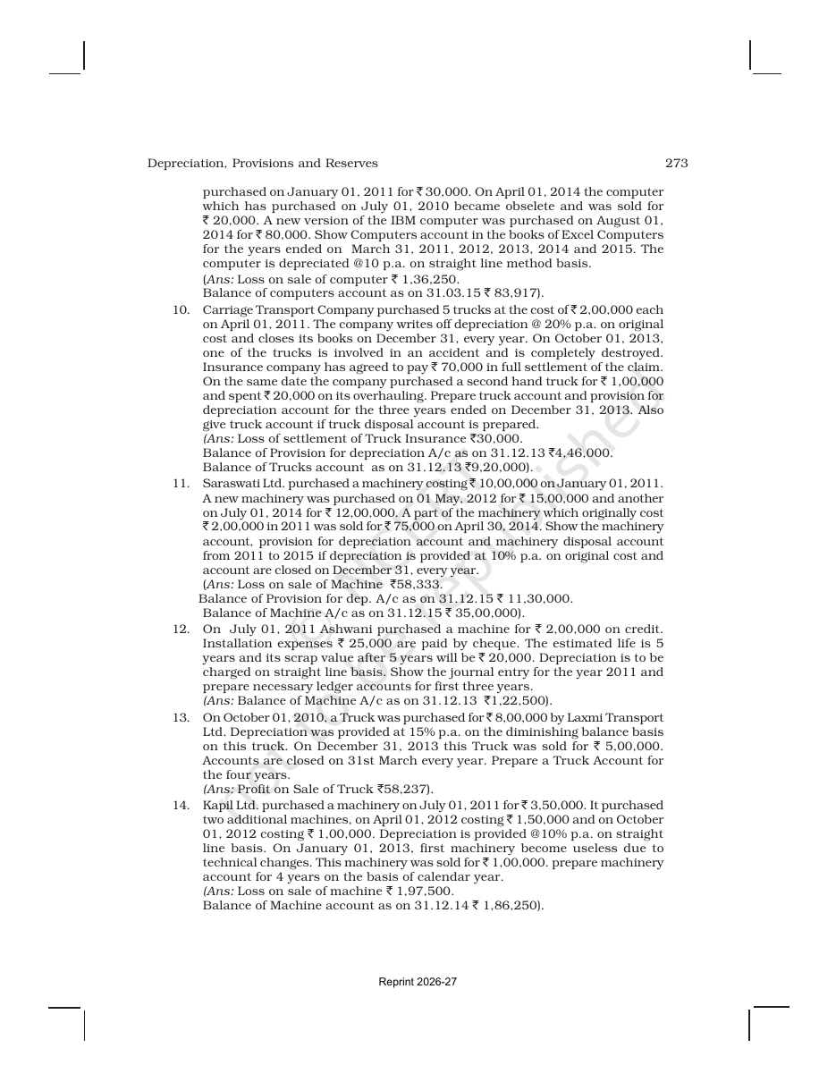 Page 48 of Depreciation, Provisions and Reserves