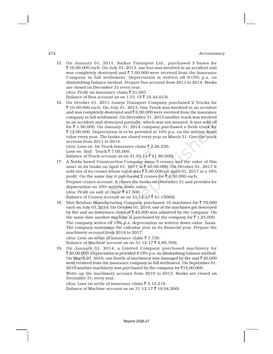 Page 49 of Depreciation, Provisions and Reserves