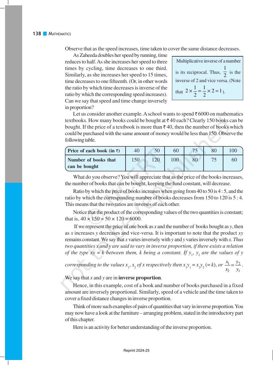 Page 10 of Direct and Inverse Proportions