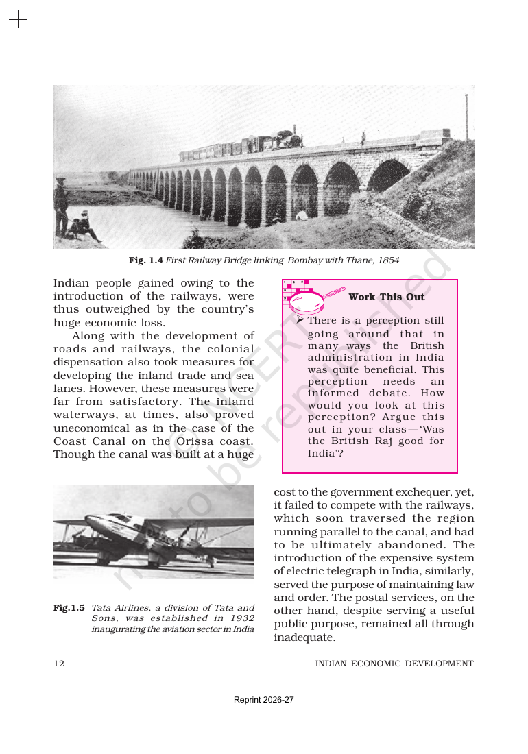 Page 12 of Indian Economy on the Eve of Independence