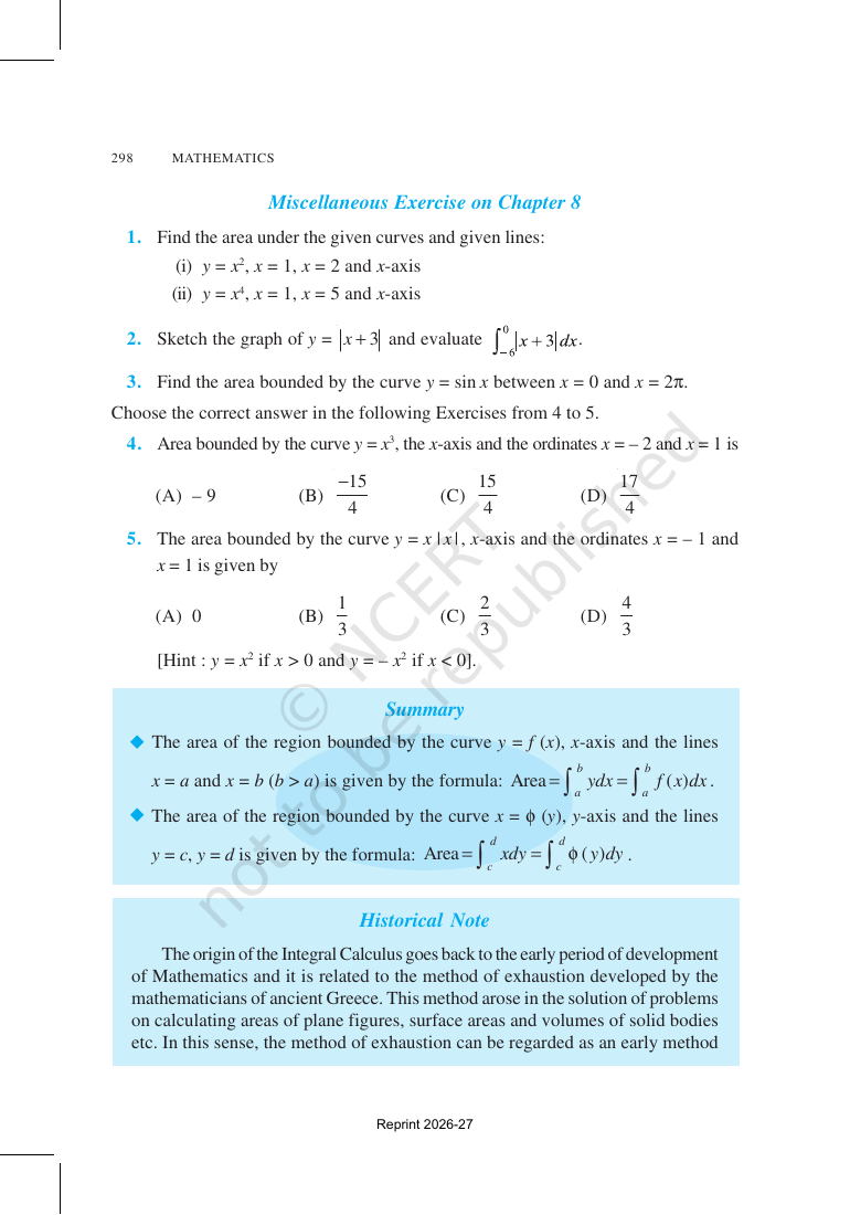 Page 7 of Application of Integrals
