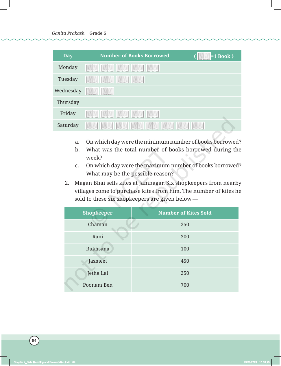 Page 11 of Data Handling and Presentation