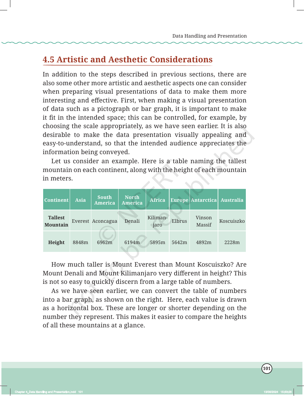 Page 28 of Data Handling and Presentation