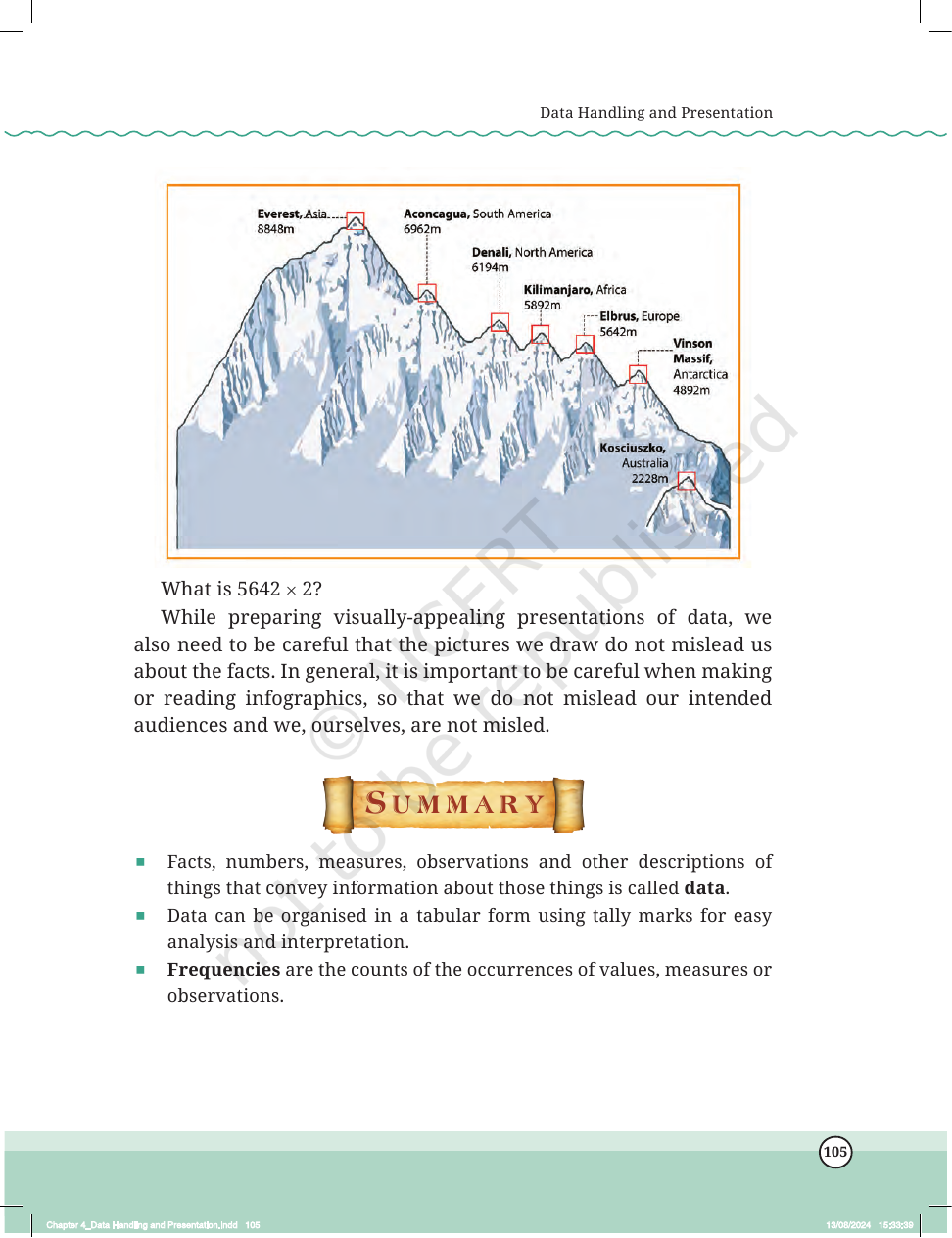 Page 32 of Data Handling and Presentation