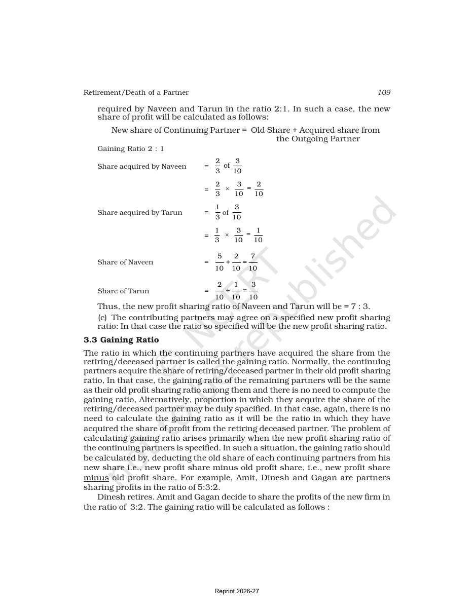 Page 3 of Reconstitution of a Partnership Firm — Admission of a Partner