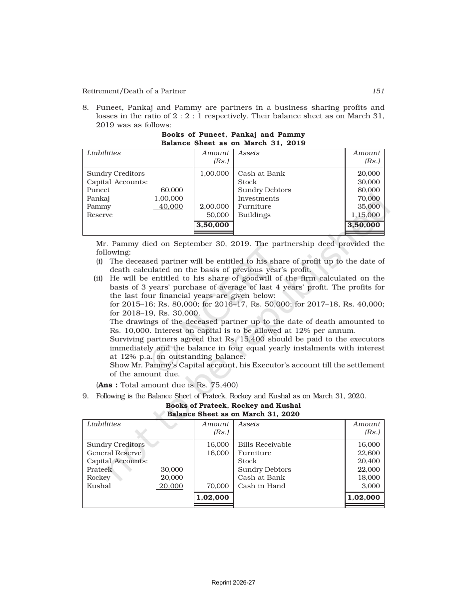 Page 45 of Reconstitution of a Partnership Firm — Admission of a Partner