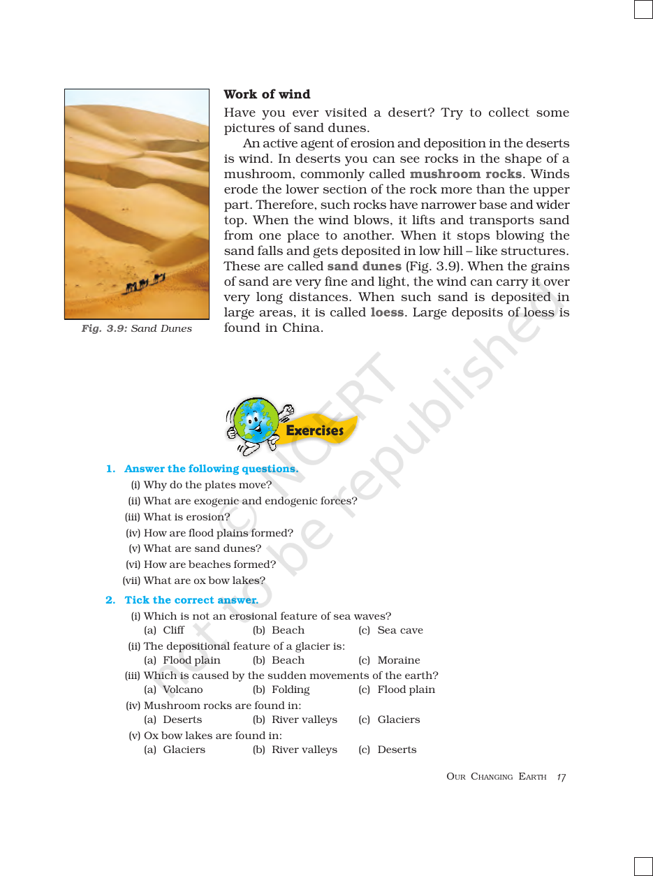 Page 6 of Our Changing Earth