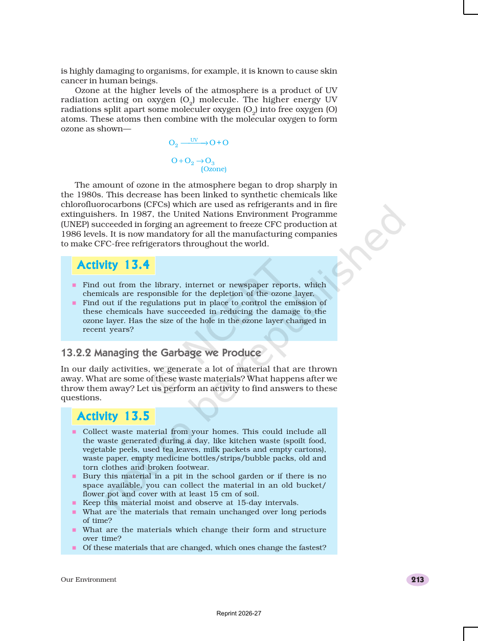 Page 6 of Our Environment