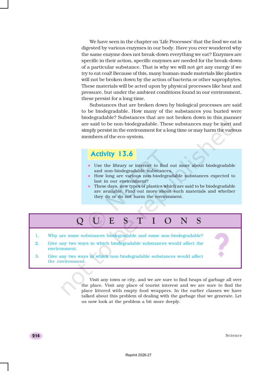 Page 7 of Our Environment