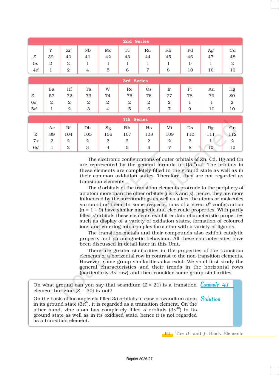 Page 3 of The d- and f-Block Elements