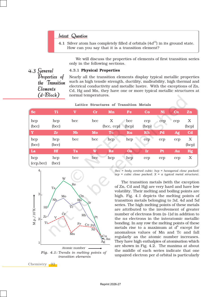 Page 4 of The d- and f-Block Elements