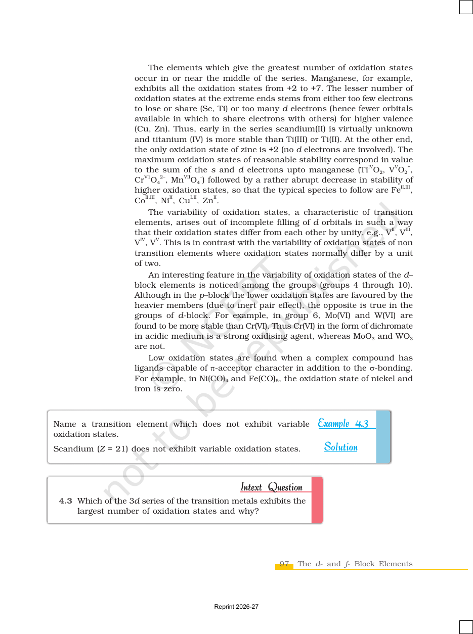 Page 9 of The d- and f-Block Elements