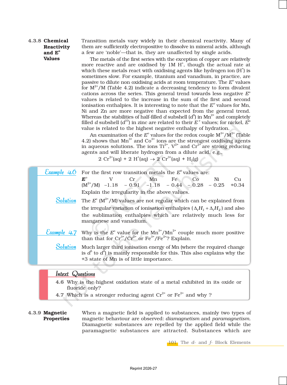 Page 13 of The d- and f-Block Elements