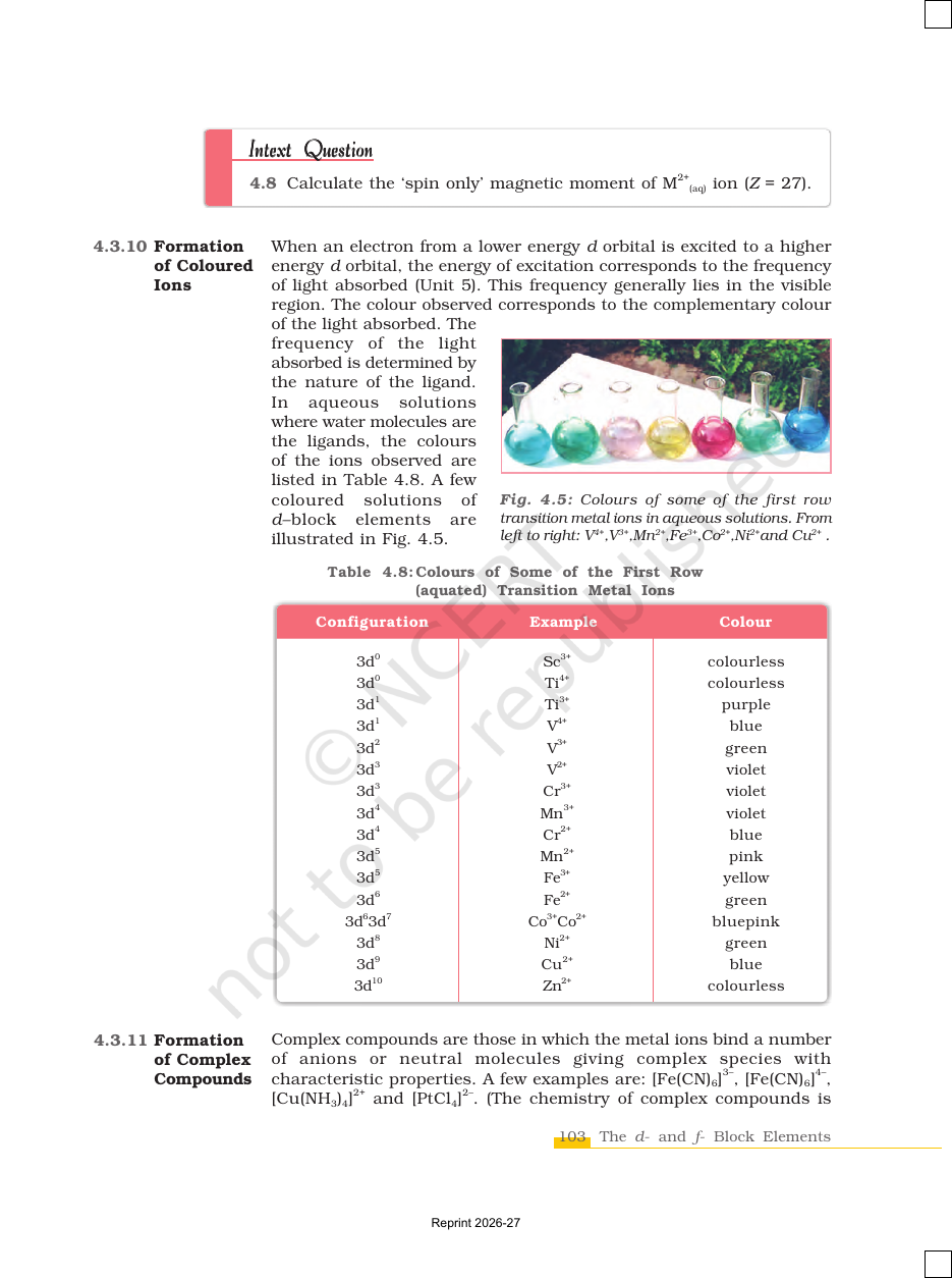 Page 15 of The d- and f-Block Elements