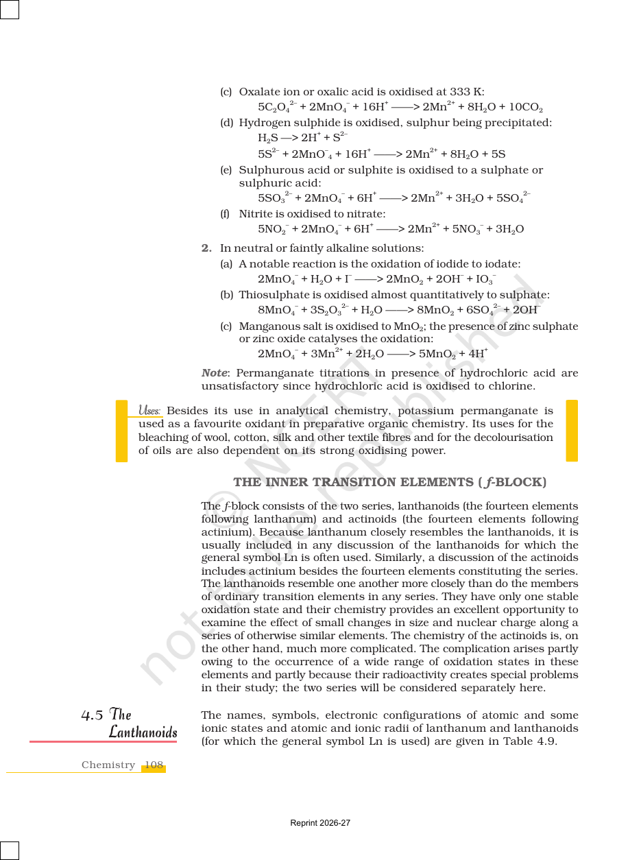 Page 20 of The d- and f-Block Elements