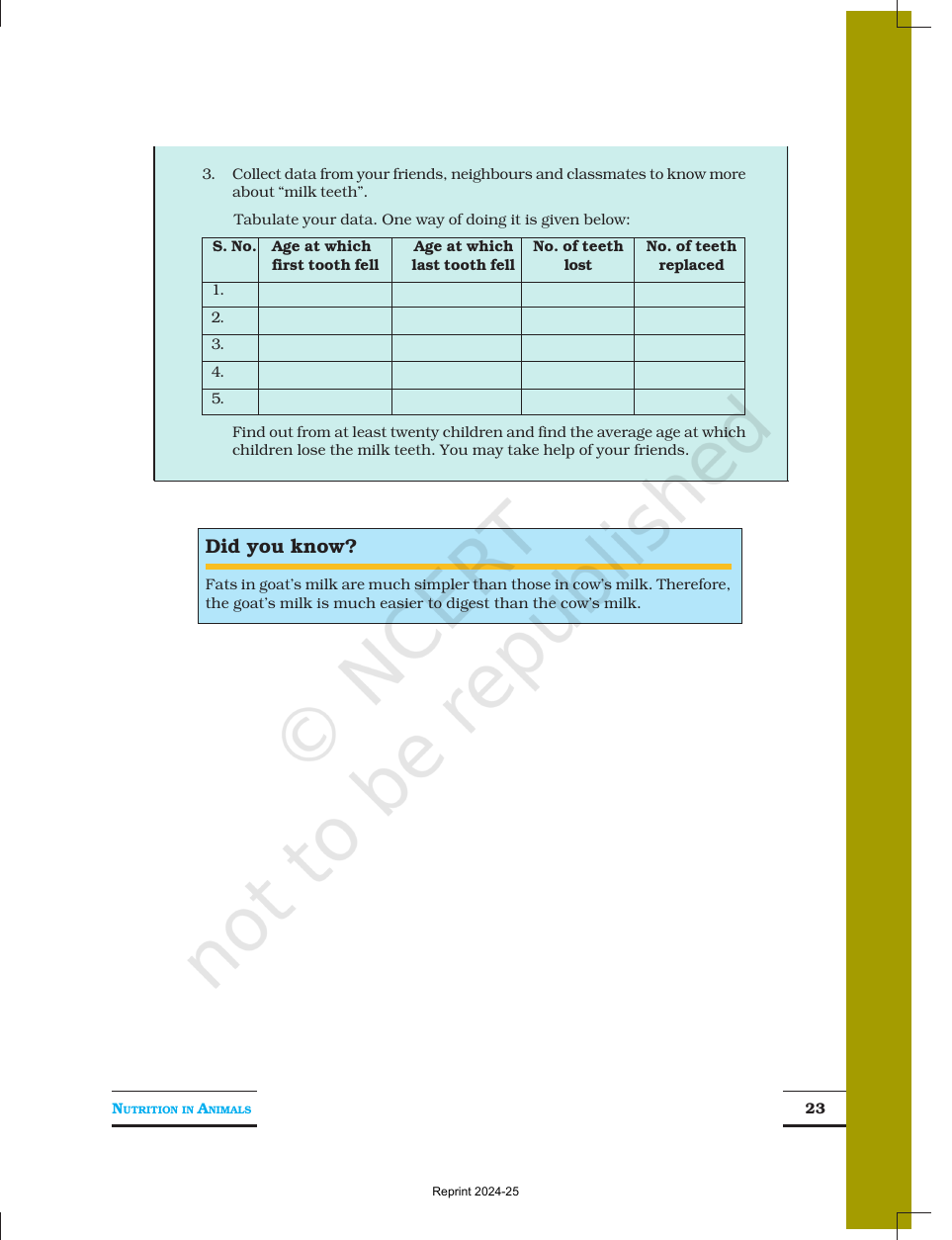 Page 13 of Nutrition in Animals