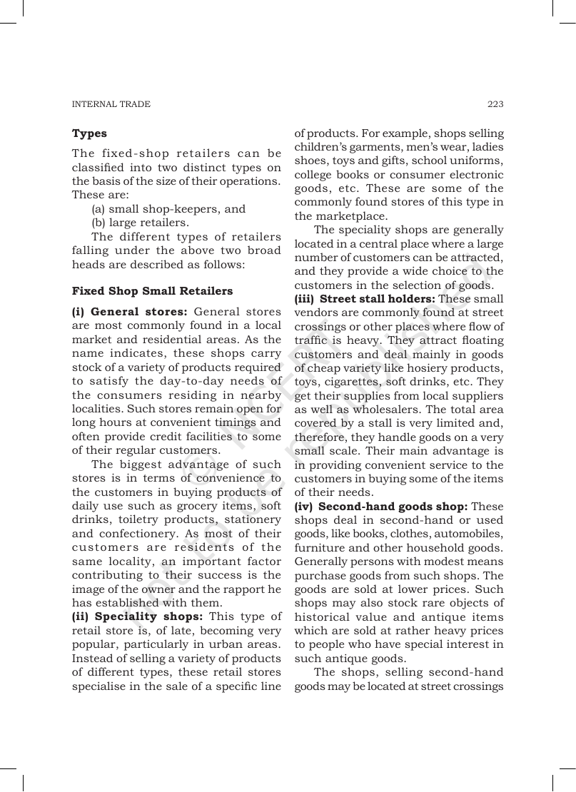 Page 10 of Internal Trade