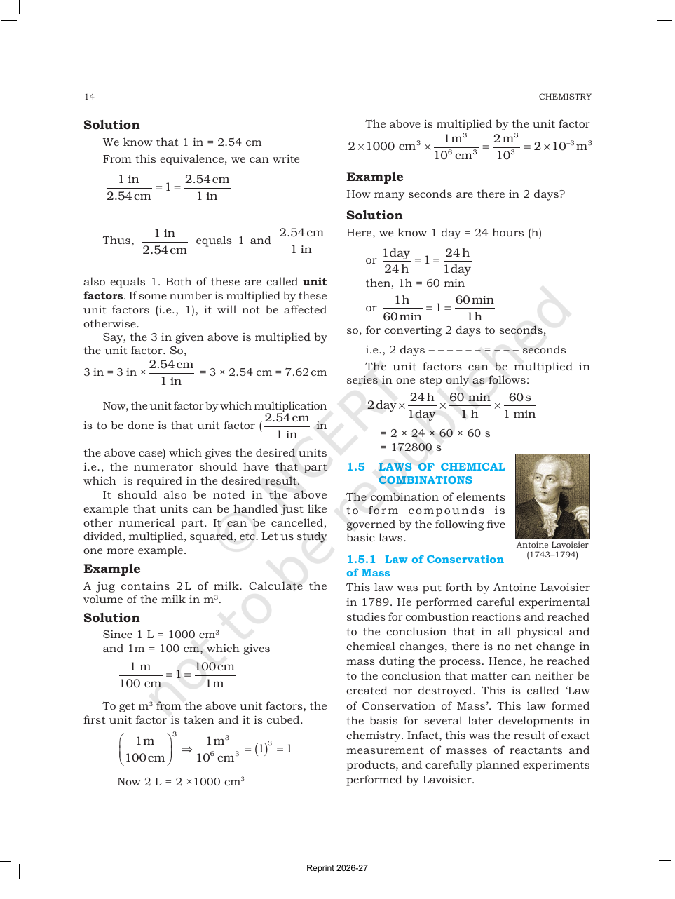 Page 14 of Some Basic Concepts of Chemistry