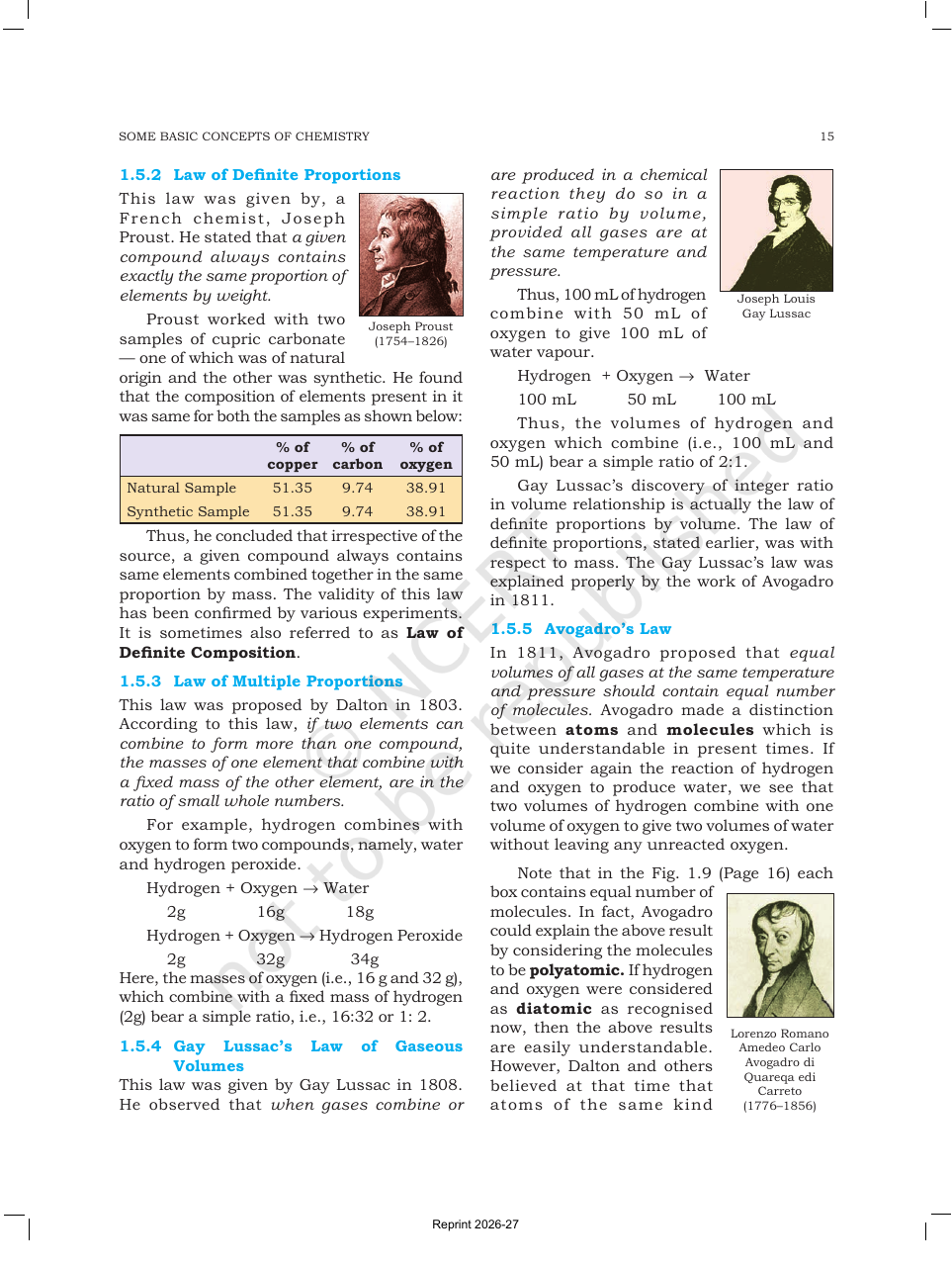 Page 15 of Some Basic Concepts of Chemistry