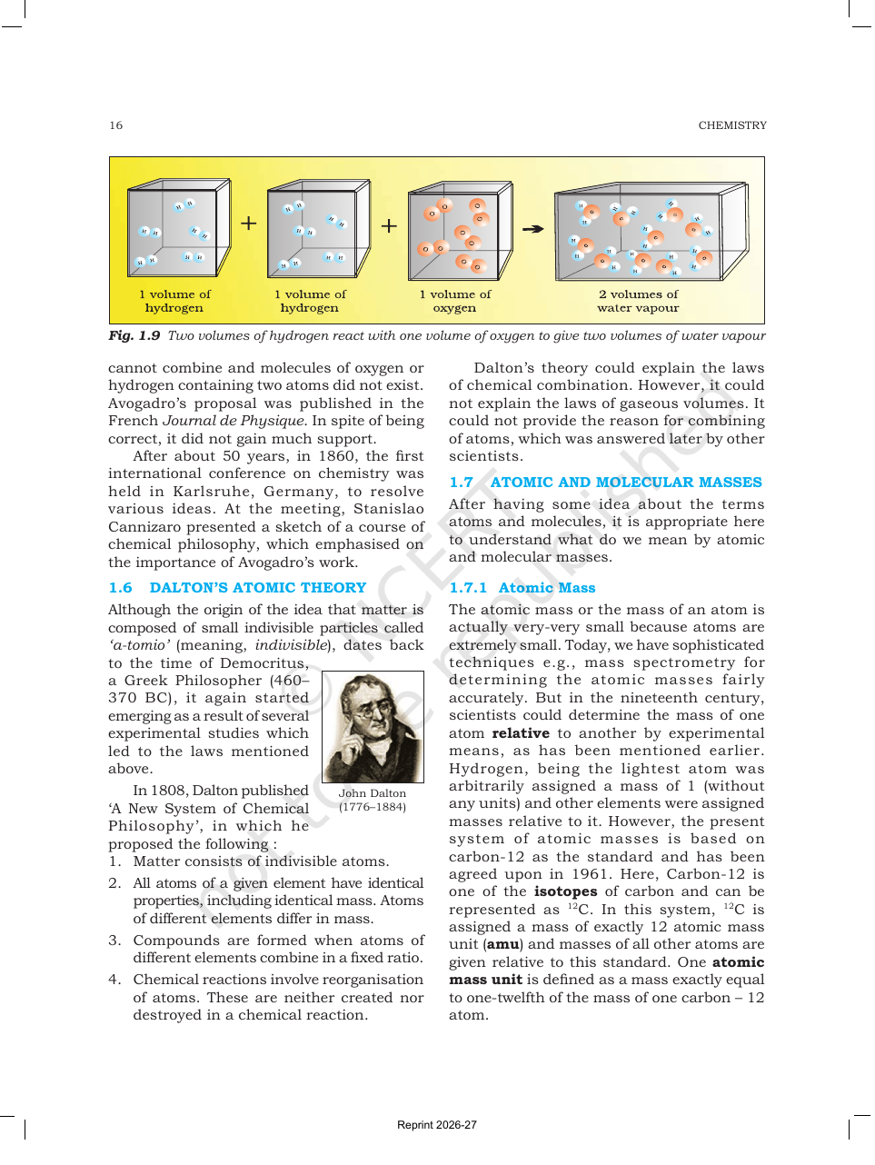 Page 16 of Some Basic Concepts of Chemistry