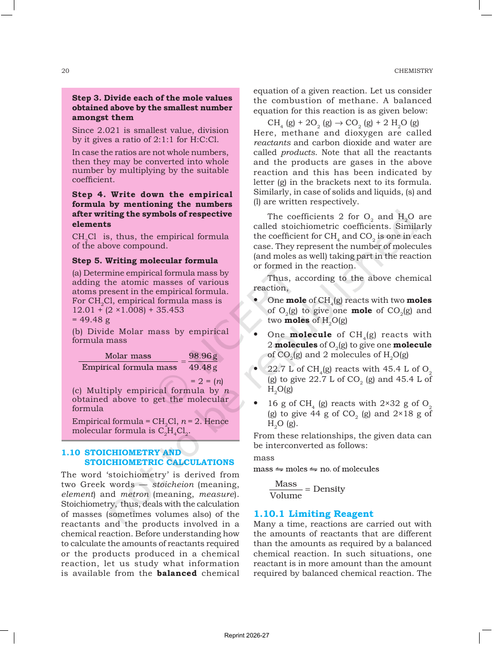 Page 20 of Some Basic Concepts of Chemistry