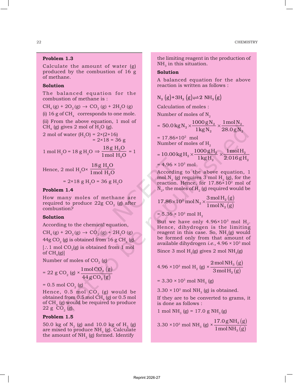 Page 22 of Some Basic Concepts of Chemistry
