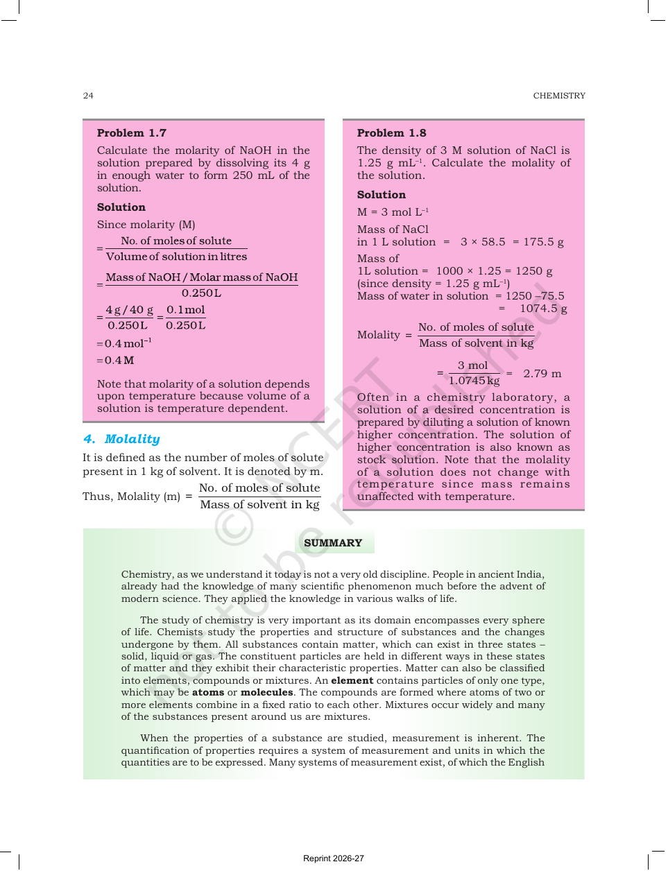Page 24 of Some Basic Concepts of Chemistry