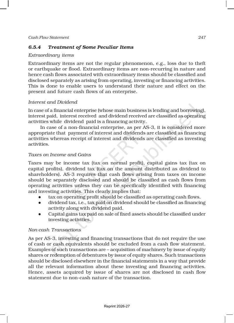 Page 7 of Cash Flow Statement