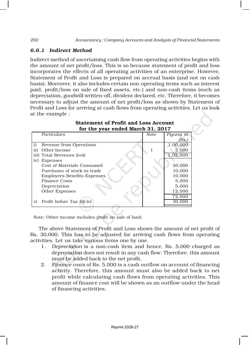 Page 10 of Cash Flow Statement