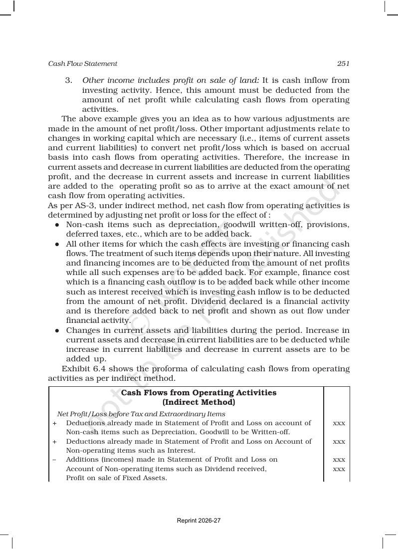 Page 11 of Cash Flow Statement