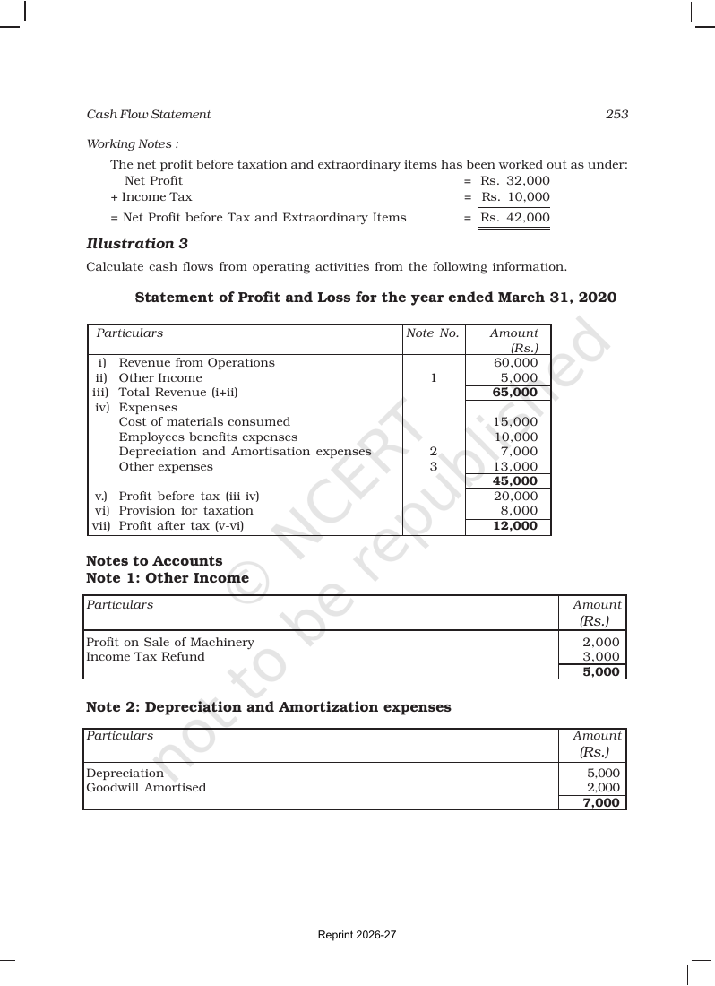Page 13 of Cash Flow Statement
