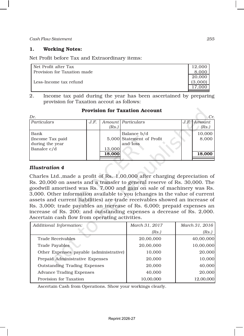 Page 15 of Cash Flow Statement